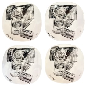 Andy Warhol, (4) Editoned Plates