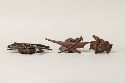 Albert Paley, (2) Single Sided Knobs & Paper Weight