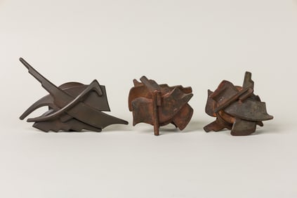 Albert Paley, (2) Door Knobs & Paperweight