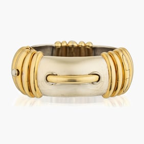 Vintage Tiffany&Co 18K Yellow and White Gold Bracelet