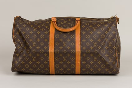 Louis Vuitton Monogram Keepall Bandoliere 55 Boston Bag