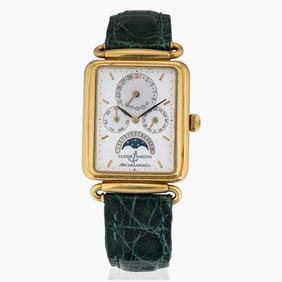 Ulysse Nardin Michelangelo Triple Calendar In 18K Yellow Gold
