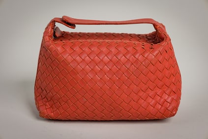 Vintage Bottega Veneta Intrecciato Leather Bag