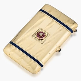 Vintage Cartier Compact in 14K Yellow Gold