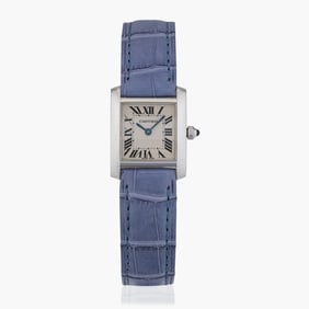 Cartier Tank Francaise In 18K White Gold