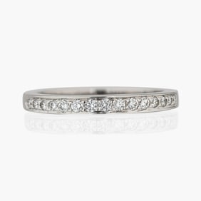 Tiffany&Co. Diamond Band in Platinum