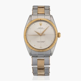 Rolex Zephyr Oyster Perpetual In 14K Yellow Gold And Stainless Steel