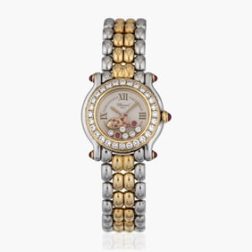 Chopard Happy Sport in Steel And 18K Yellow Gold