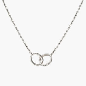 Cartier Love Necklace in 18K White Gold
