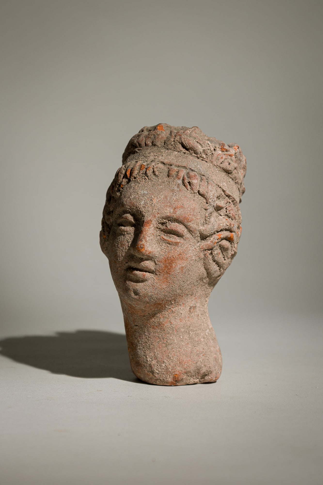 Antique style bust of a Diademed, Hellenistic or Etruscan noblewoman (1 of 7)