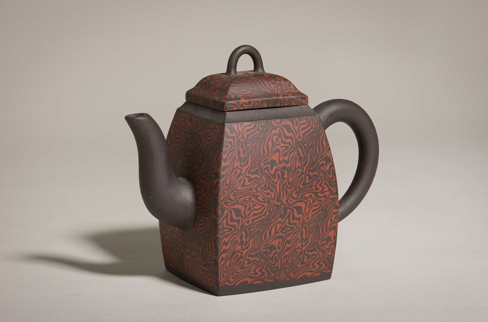 Yixing First Factory purple clay teapot and cover (1 of 7)