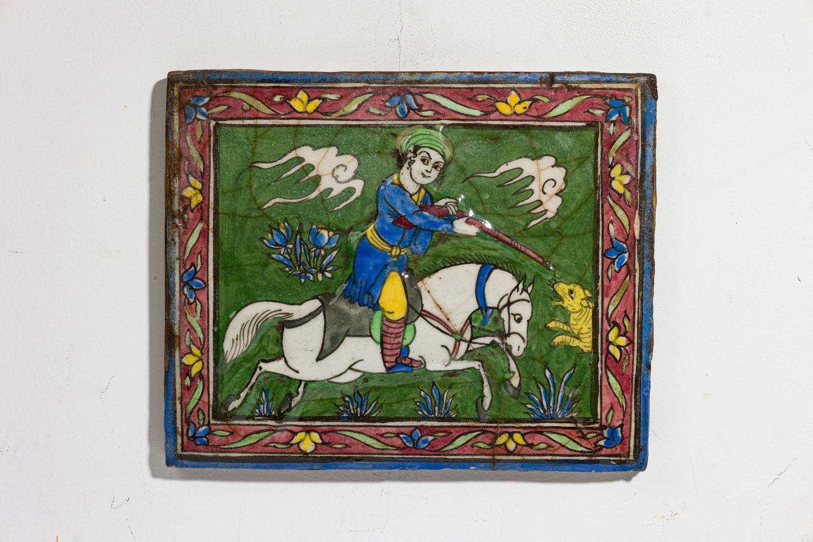 Persian ceramic pottery tile (1 of 6)