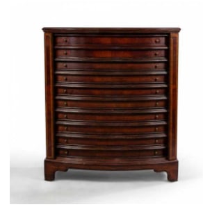English Sheraton Style Mahogany Bachelor's Chest (1 of 1)