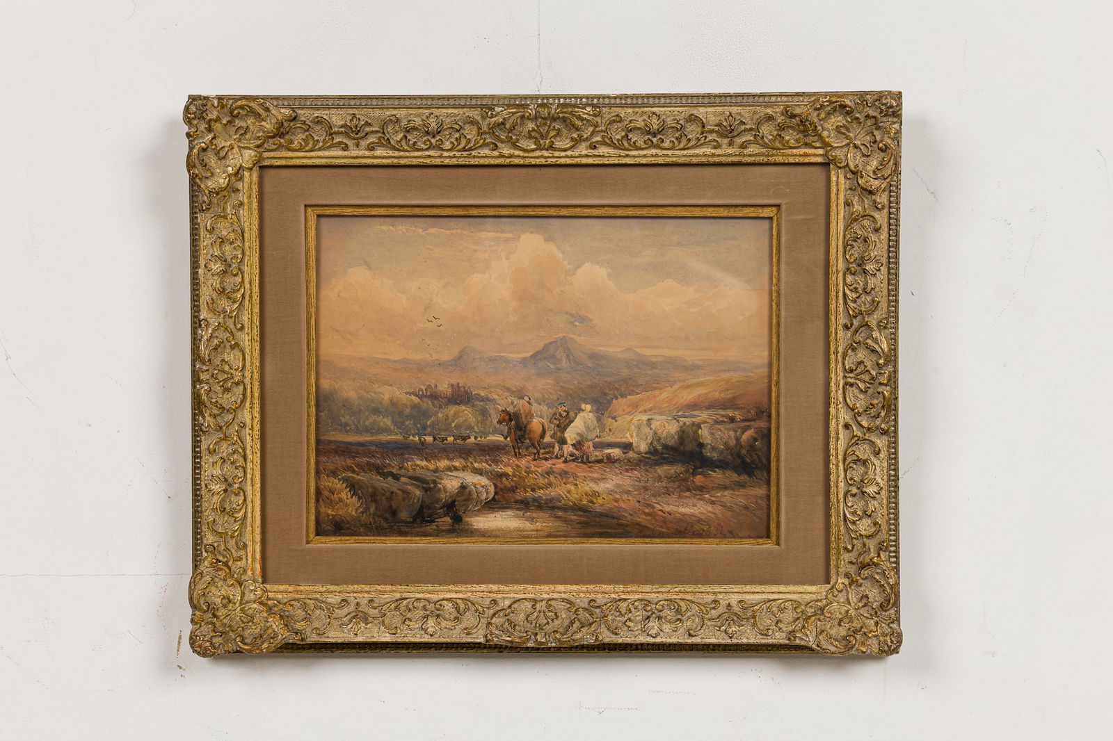 Signed J. Constable, Watercolor on Paper, 1831 (1 of 7)