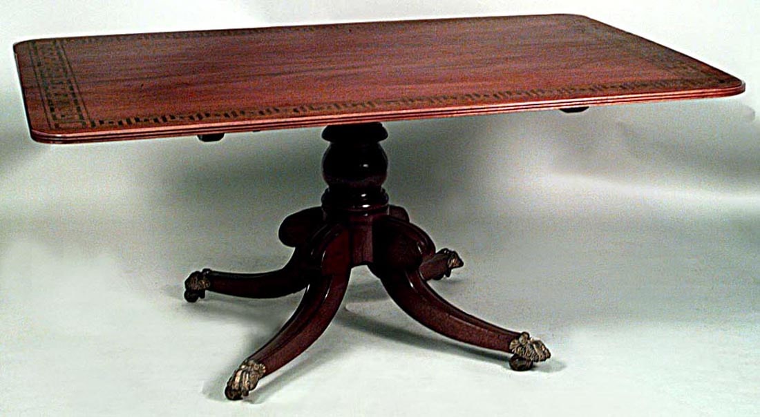 English Regency Mahogany Dining Table (1 of 1)