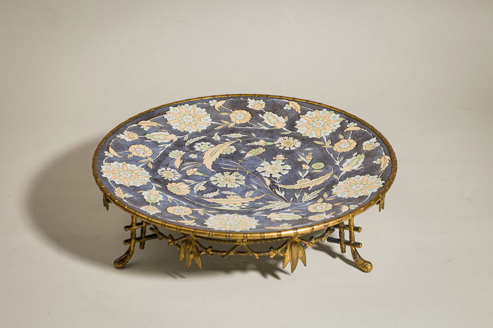 French Gilt Bronze mounted Antique Iznik Centerpiece (1 of 6)