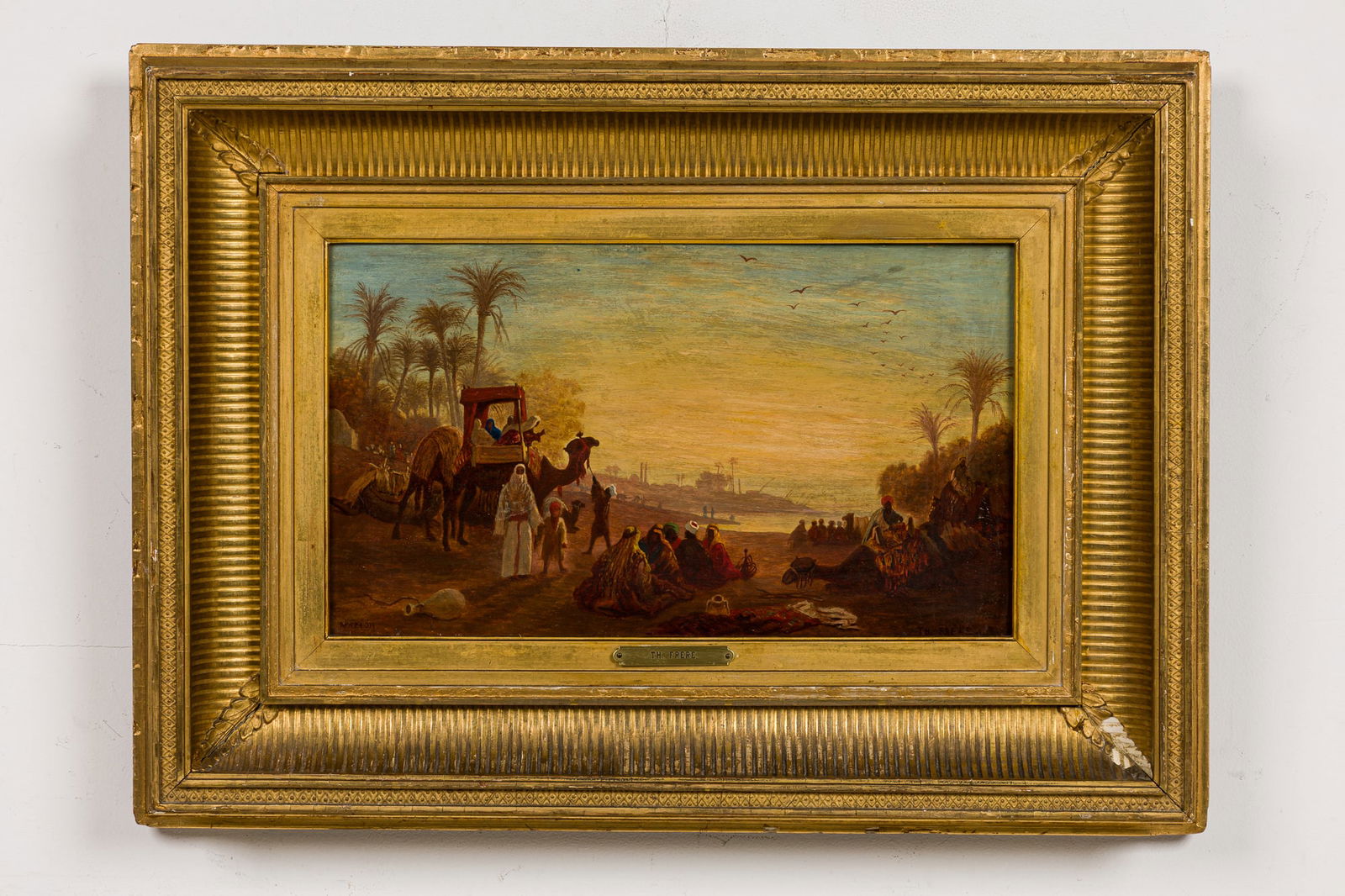 Charles-Theodore Frere, Orientalist Oil on Millboard (1 of 6)