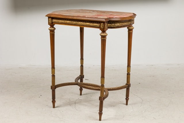 Louis XVI Style Tall Giltwood Table (1 of 10)