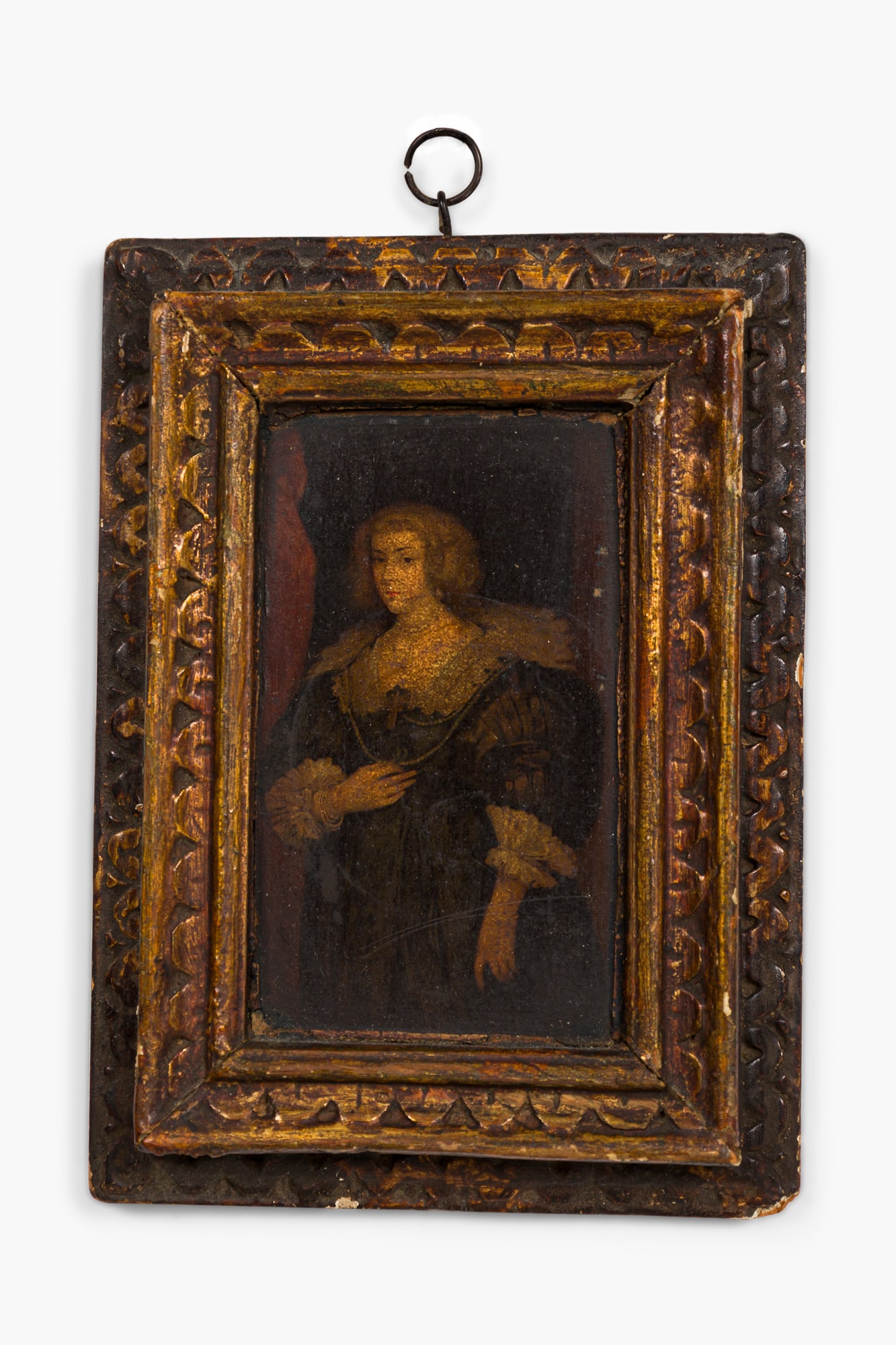 Dutch School, Oil on Panel Portrait (1 of 4)