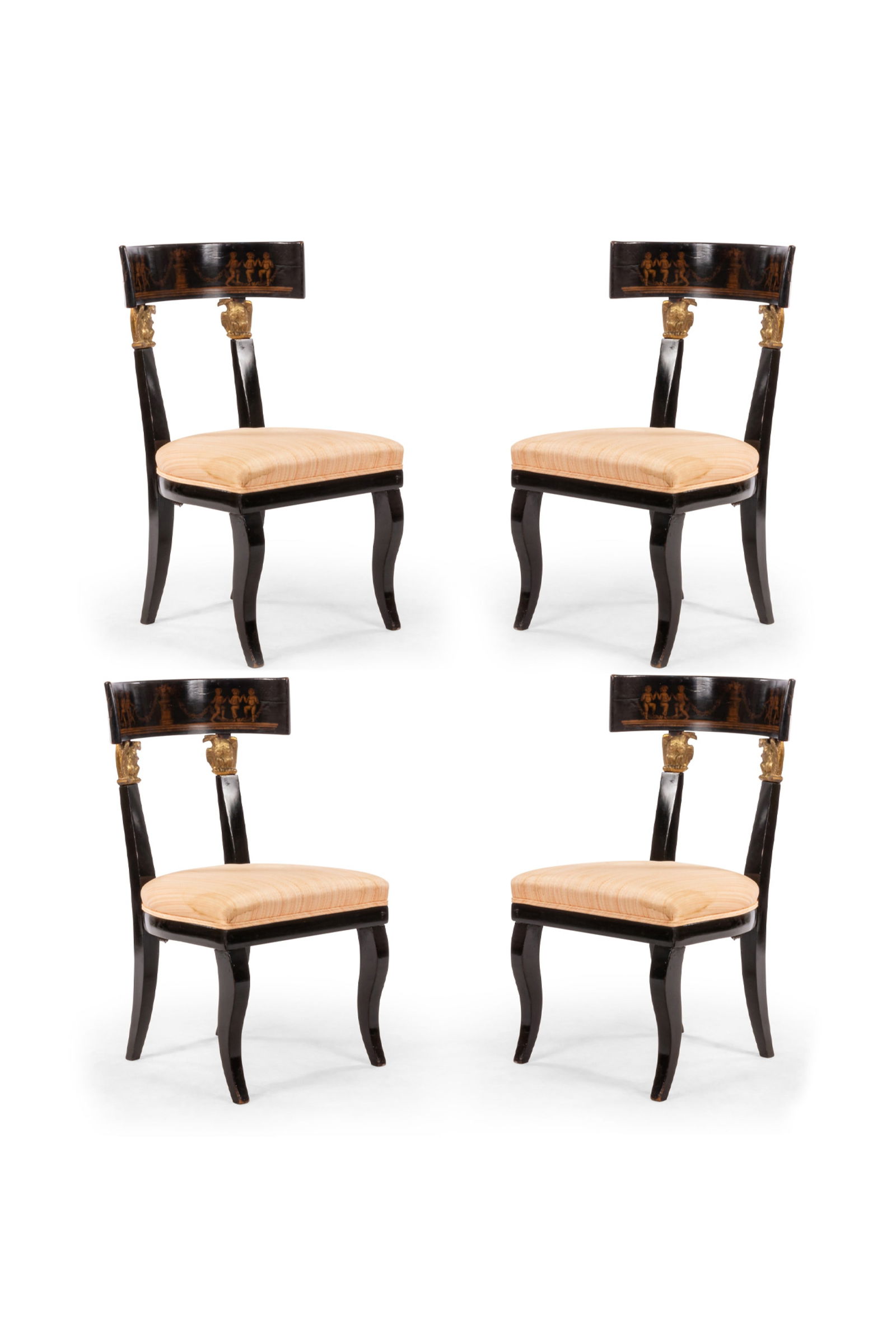 (4) Austrian ebonized side chairs (1 of 1)