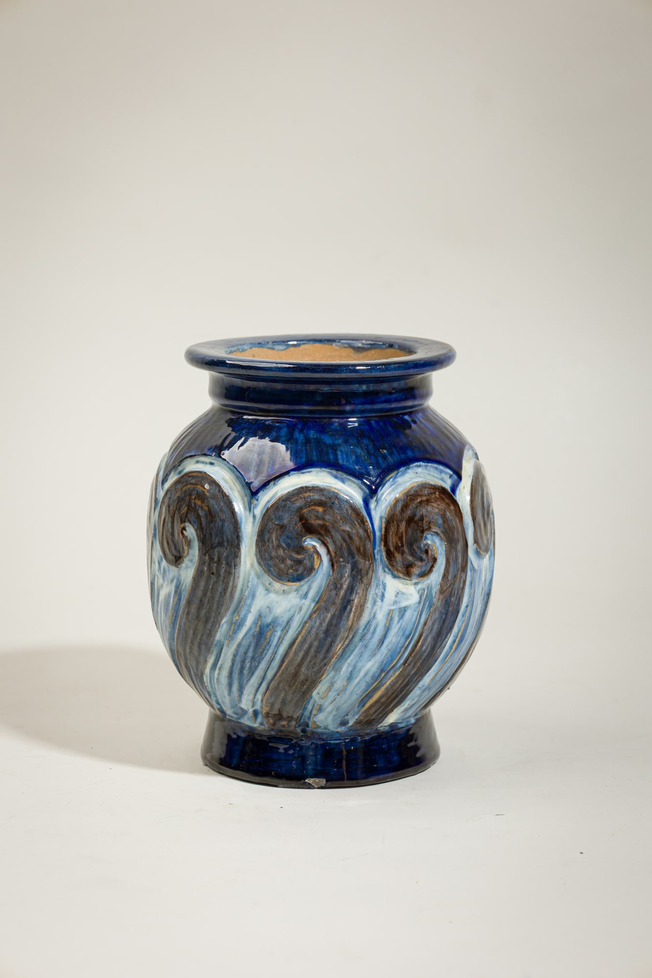 Moller & Bogely, Art Nouveau earthenware vase (1 of 8)
