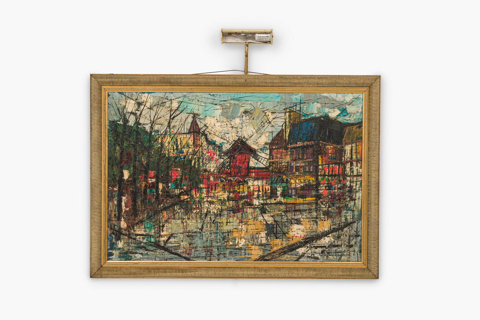 Signed Jean Dufy, oil on canvas, 1956 (1 of 7)