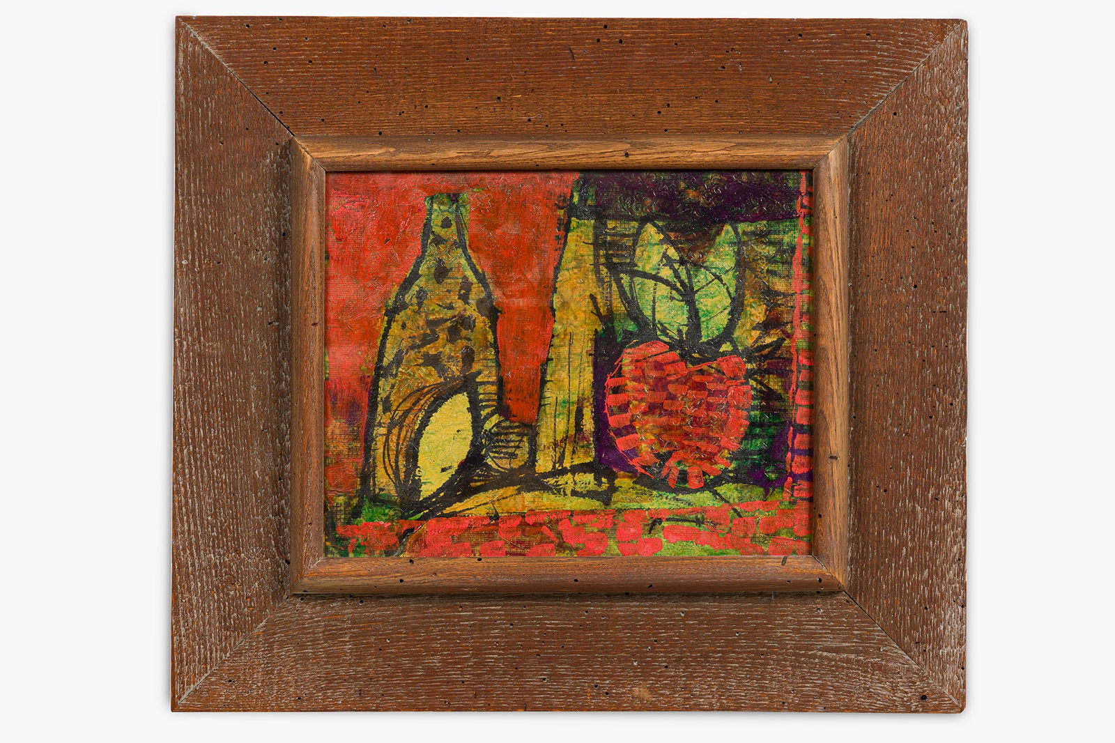 David Alfaro Siqueiros (attrib), oil on board, 1952 (1 of 7)