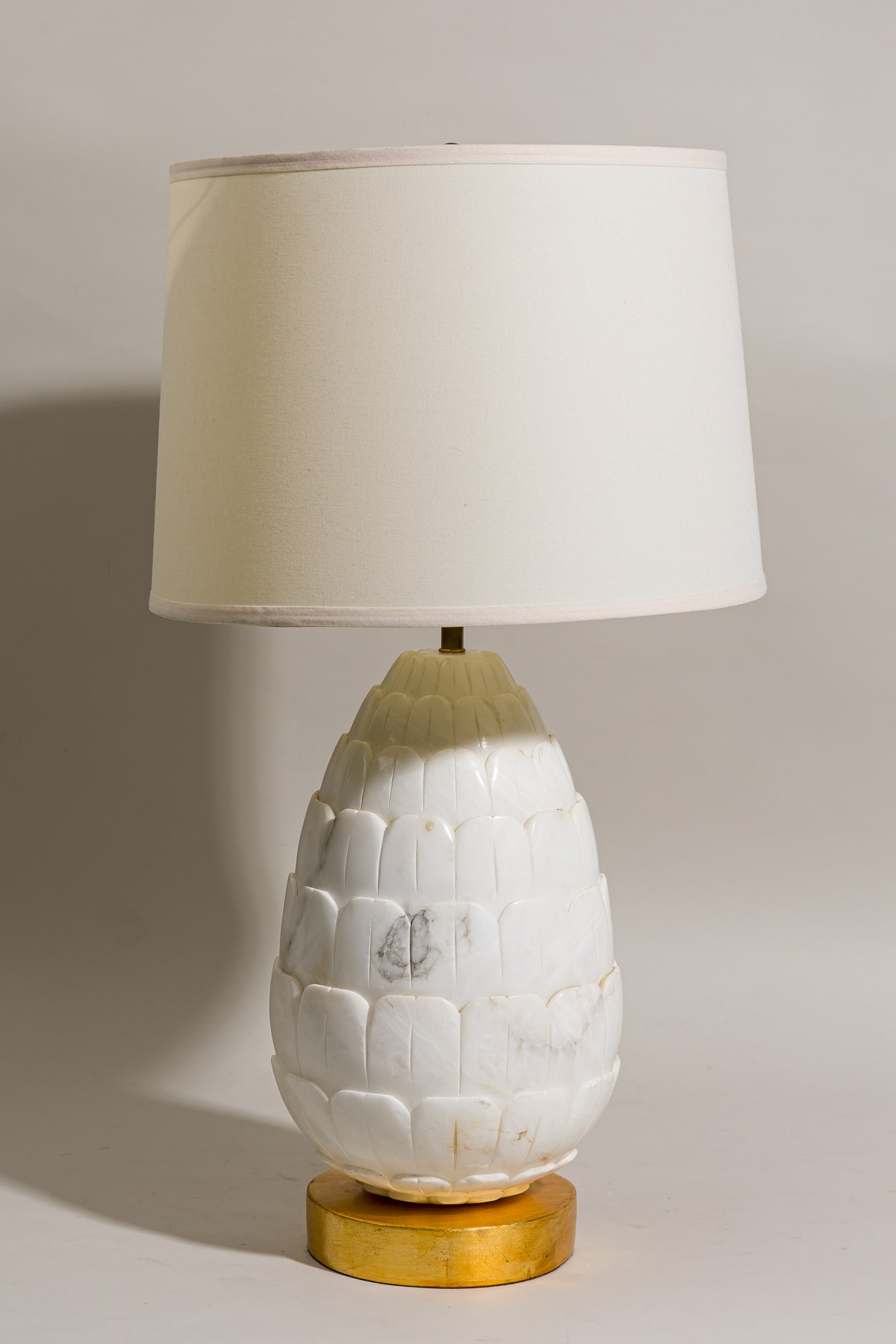 Italian Modern Marble Artichoke Table Lamp (1 of 10)