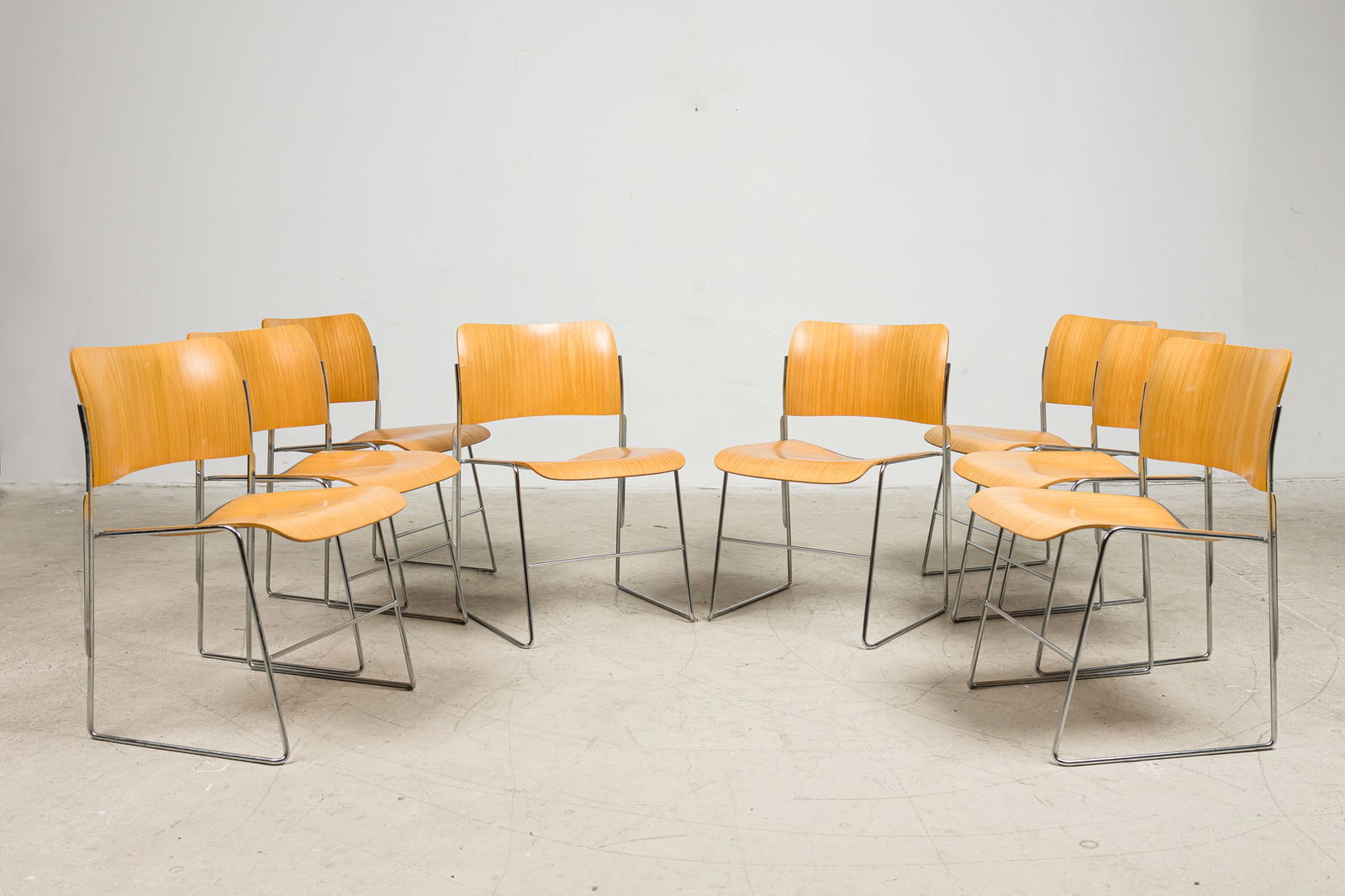 (8) David Rowland "40/4" chairs (1 of 11)