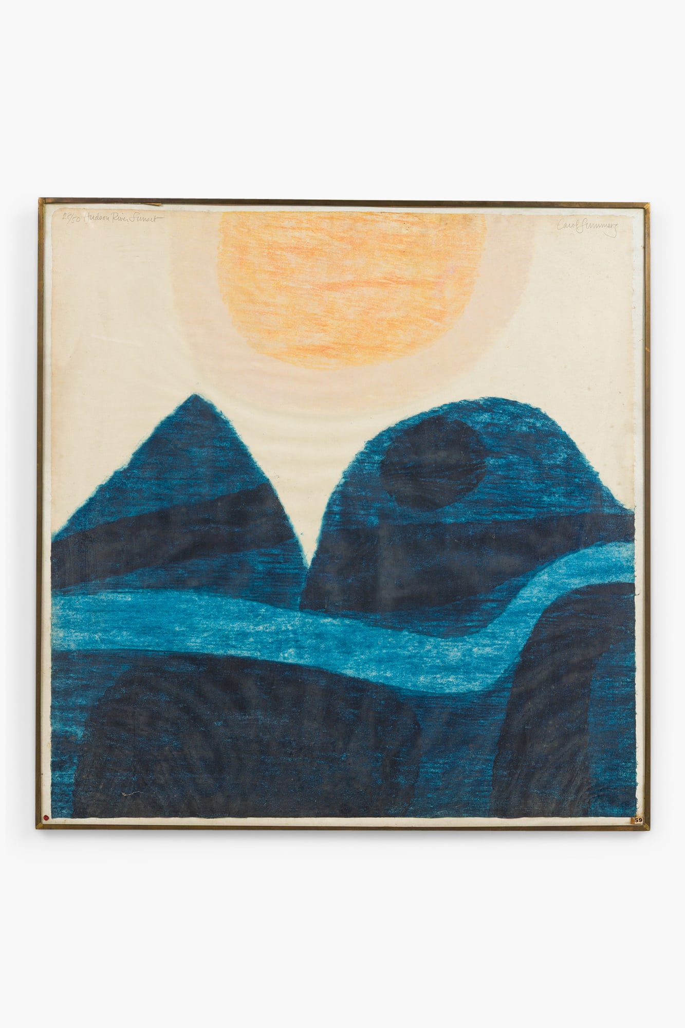 Carol Summers, woodblock print, 1958 (1 of 9)