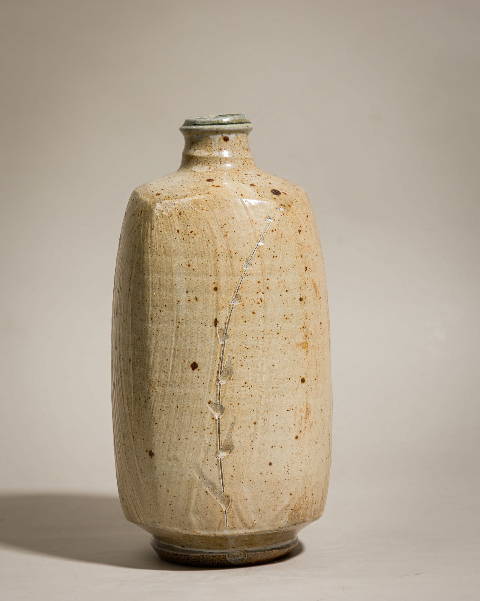 Phil Rogers, English Studio Stoneware Bottle Vase (1 of 8)