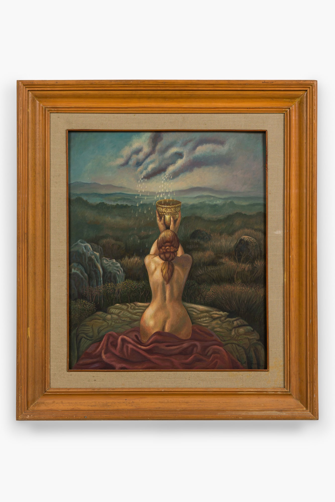 Abel Jimenez, Surrealist oil on board (1 of 5)