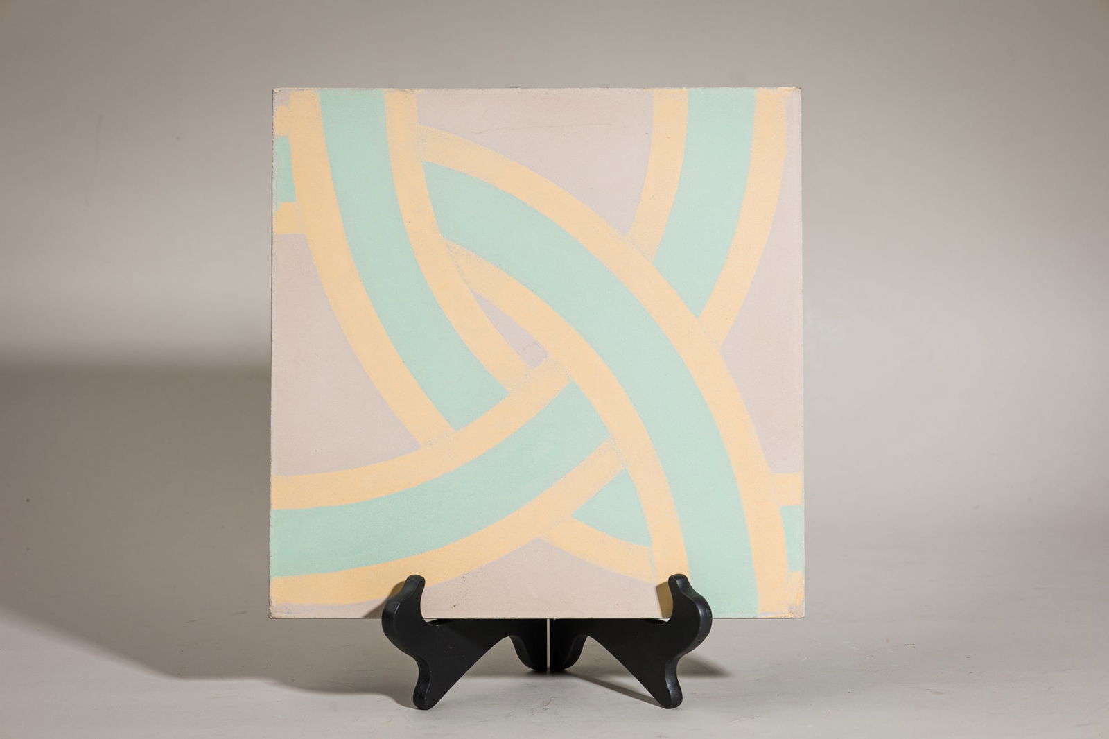 Frank Stella, prototype ceramic tile (1 of 6)