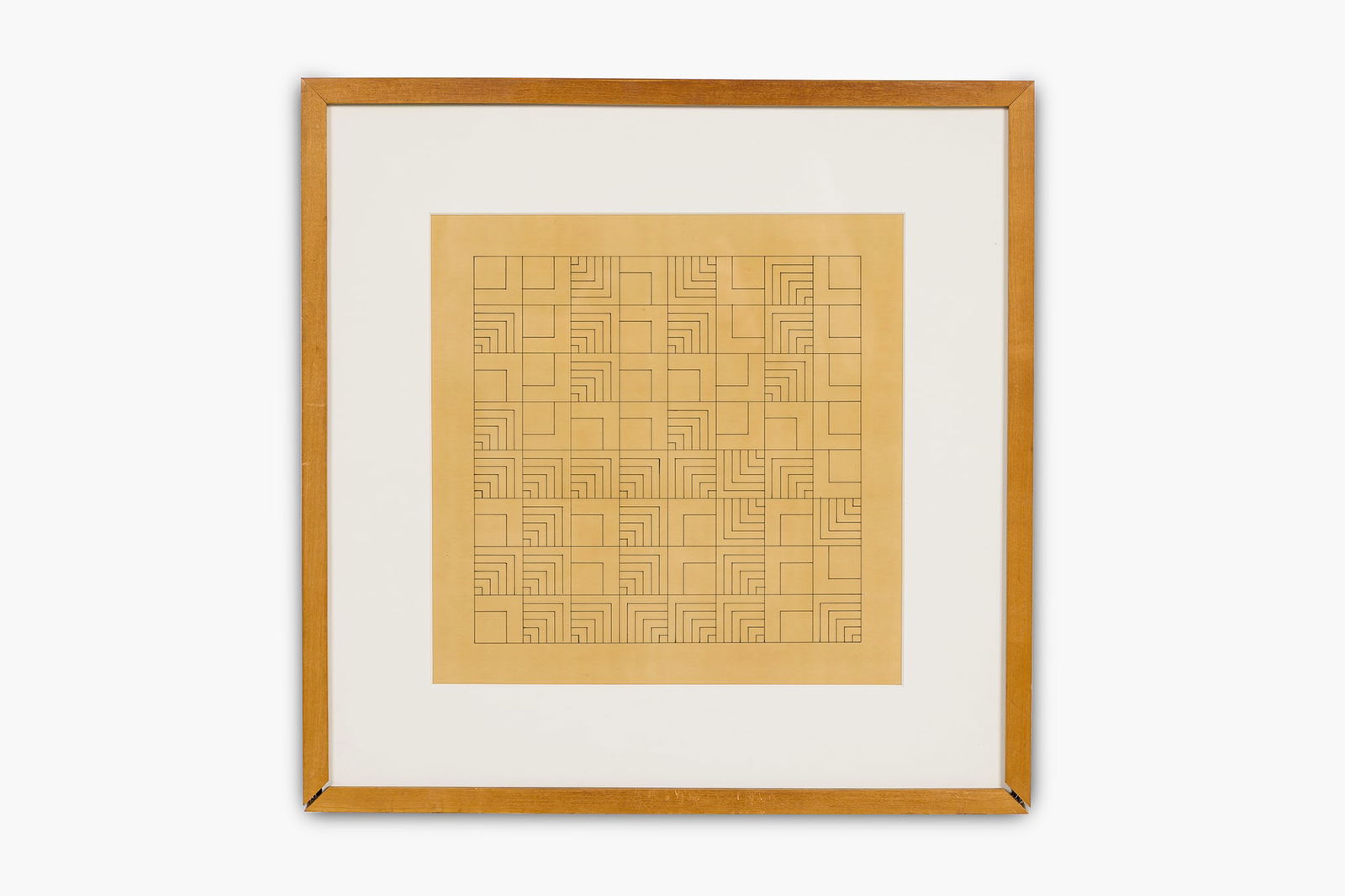 Dionigi Cossu, Minimalist Ink Drawing, 1974 (1 of 5)