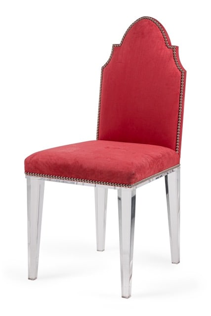 Geoffrey Bradfield, custom lucite side chair (1 of 1)