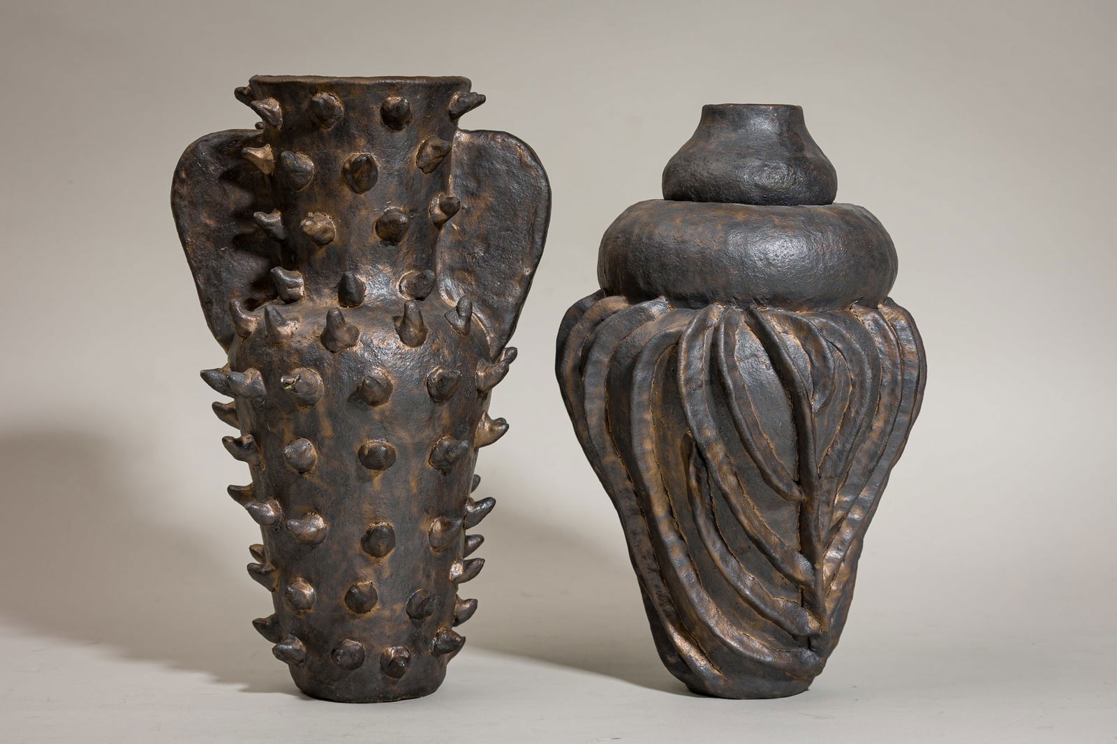Priscilla Hollingsworth, (2) Contemporary Terra Cotta Vases, 2018 (1 of 10)