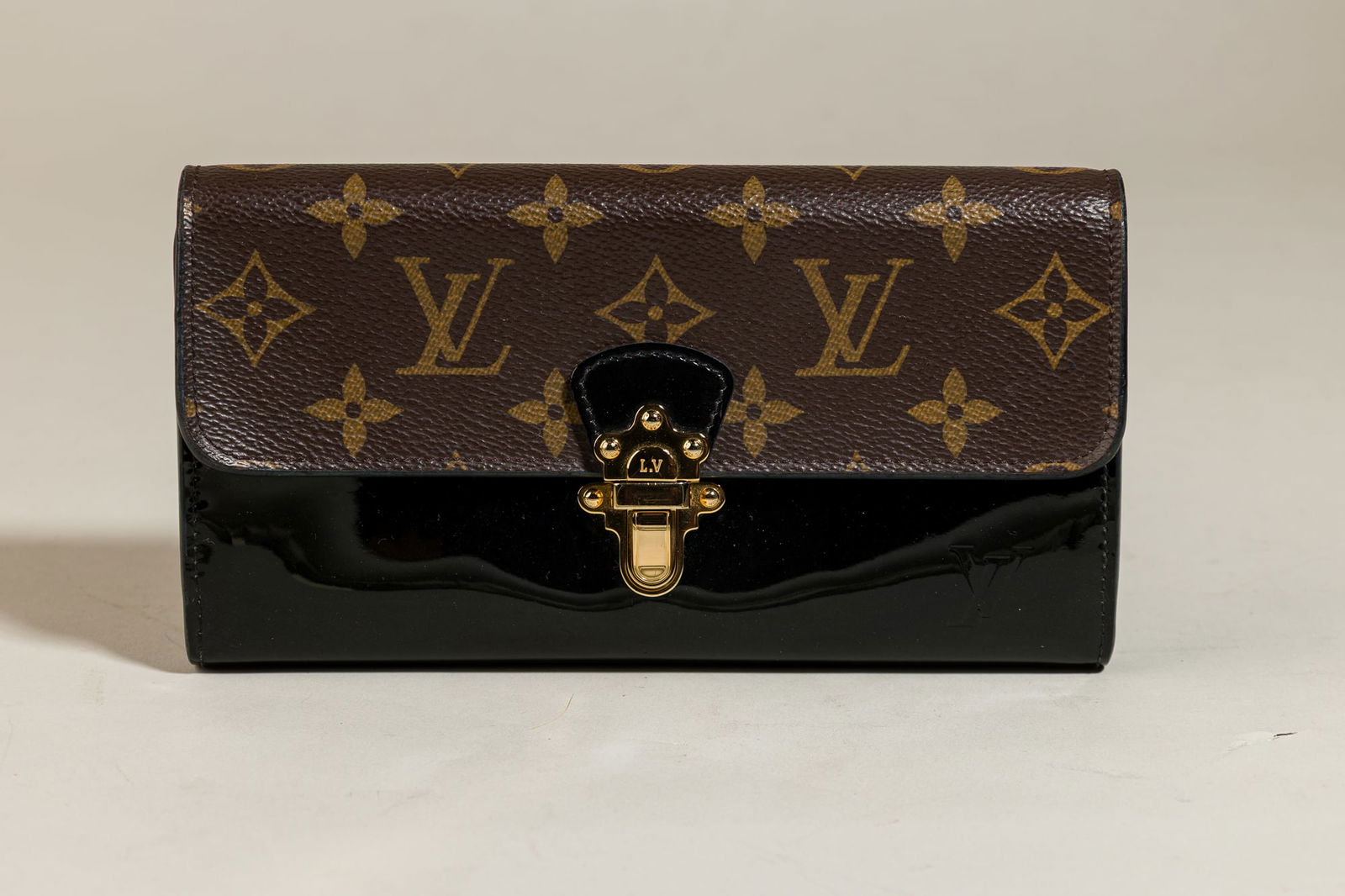 Louis Vuitton Monogram Portefeuille Noir Cherrywood Wallet,With Box (1 of 6)