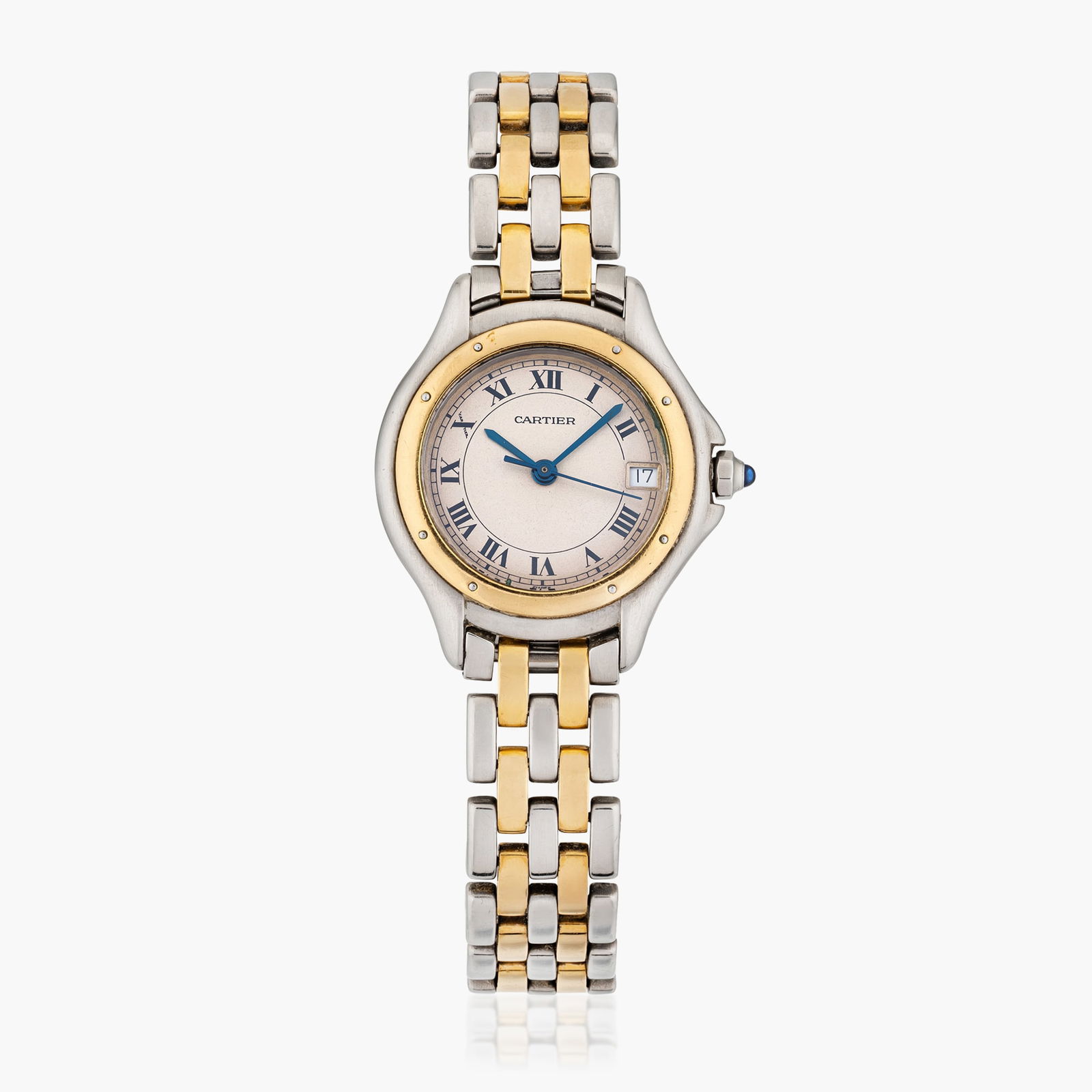 Cartier Vendome In Steel And Gold Plate (1 of 1)