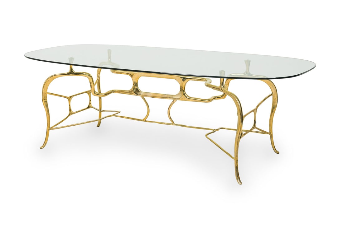 Organic Modernism, "Isabella" Bronze Dining Table (1 of 11)