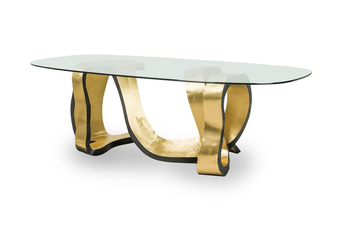 Organic Modernism, "Texas" Bronze Dining Table (1 of 9)