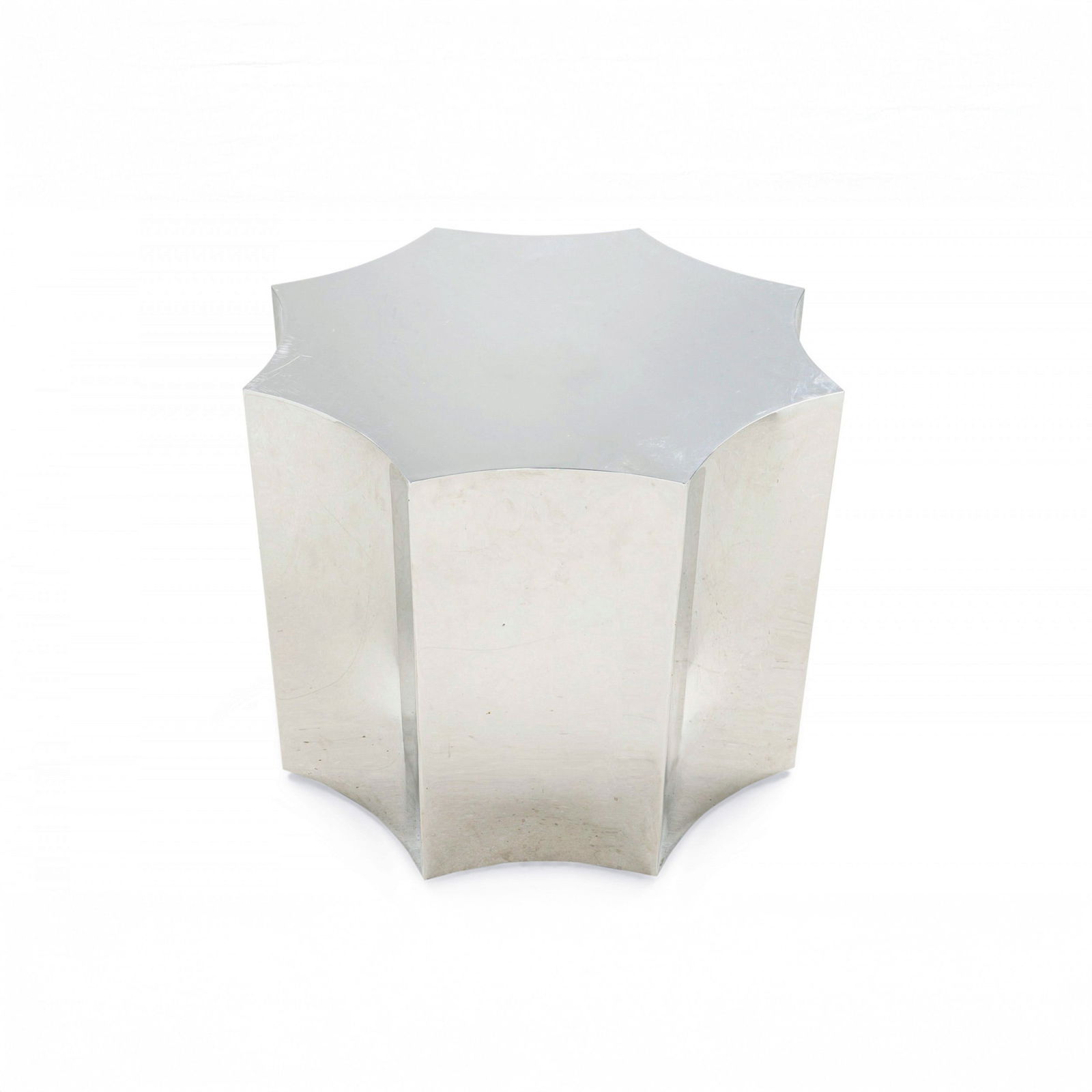 Karl Springer, Polished Steel Table (1 of 9)