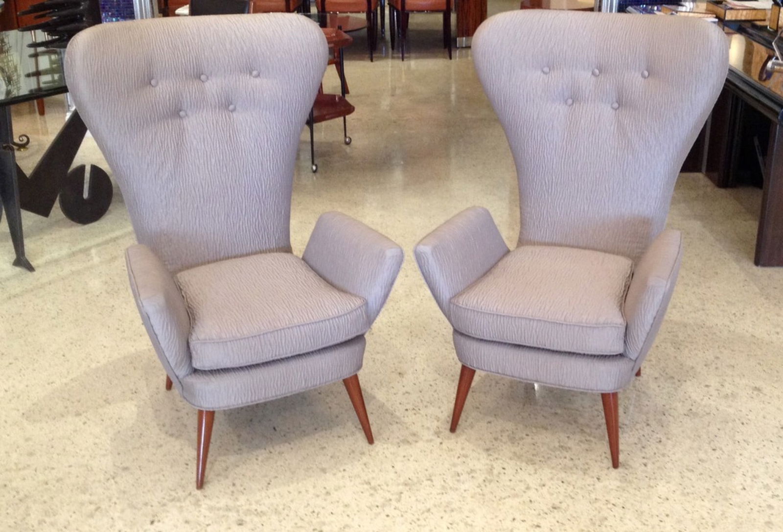 Emilio Sala & Giorgio Madini, Pair Italian Modern Armchairs (1 of 20)