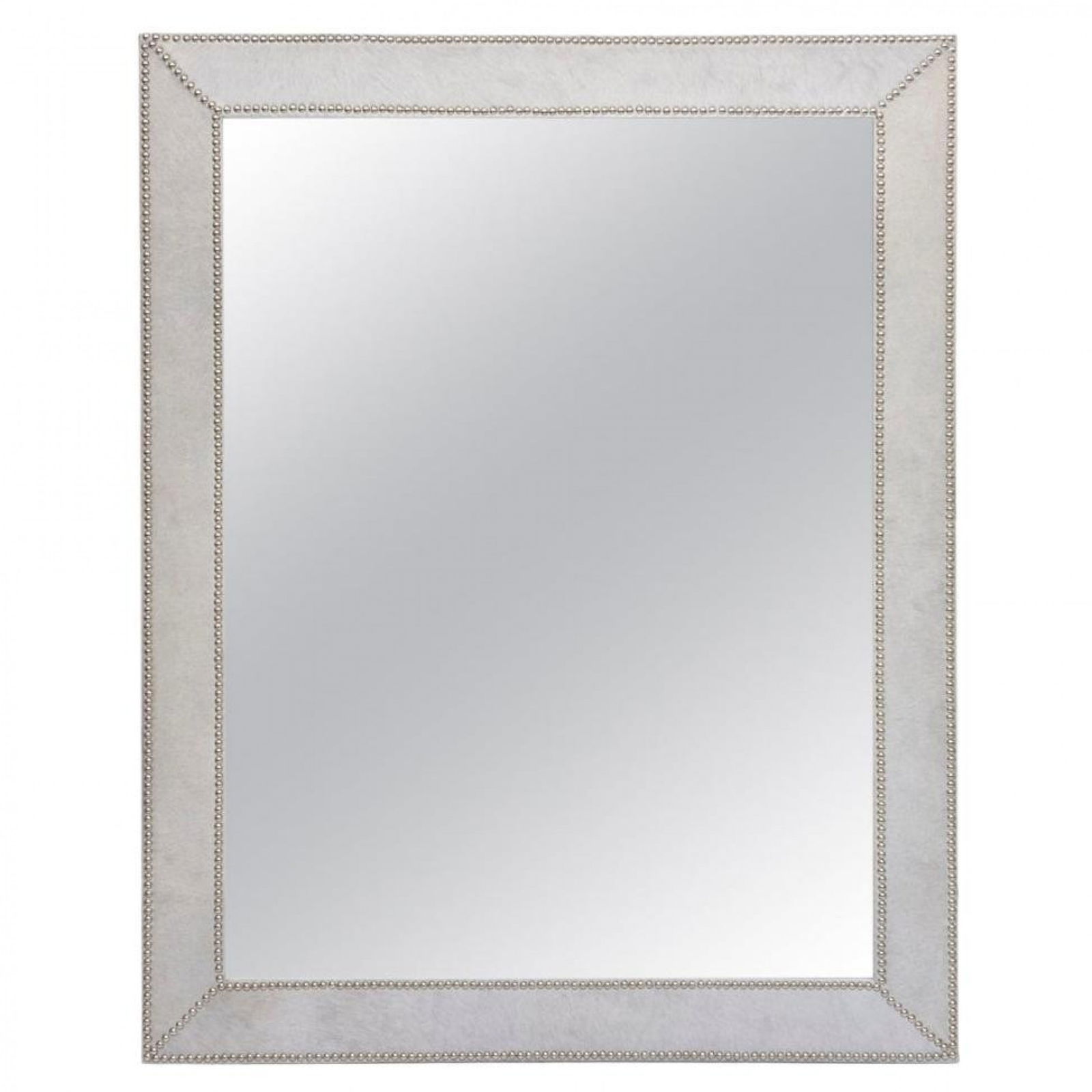 Large French Modern Pony Hide Mirror (1 of 4)