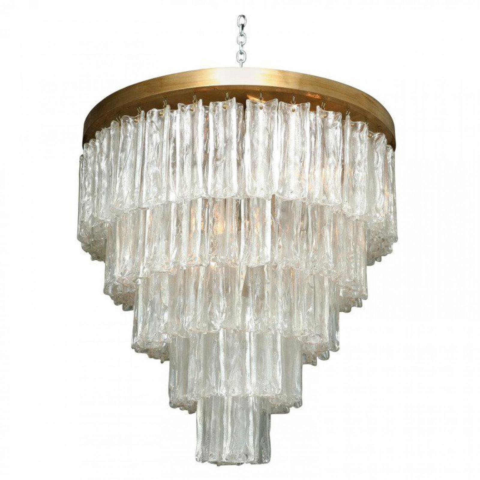 Fine Italian Murano Five Tier Chandelier (1 of 11)