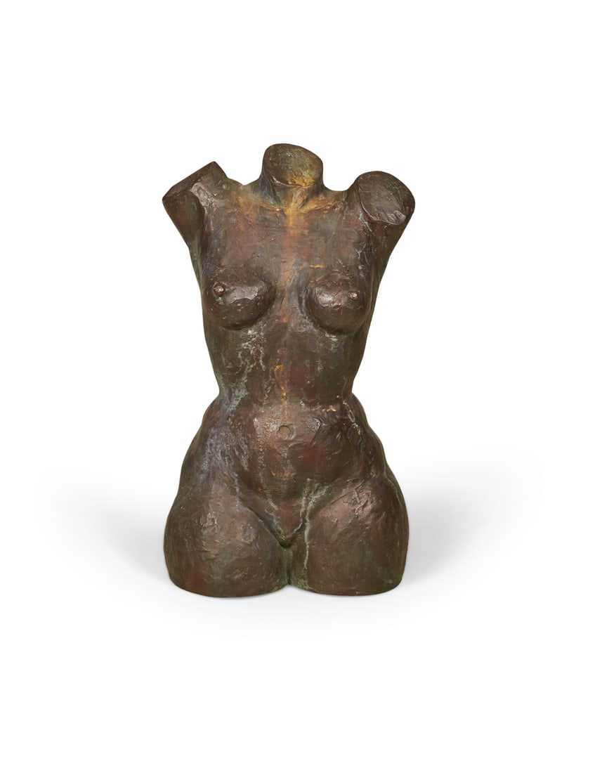 Aristide Maillol (manner), Antique French Bronze Cast Sculpture of a Female Torso (1 of 20)