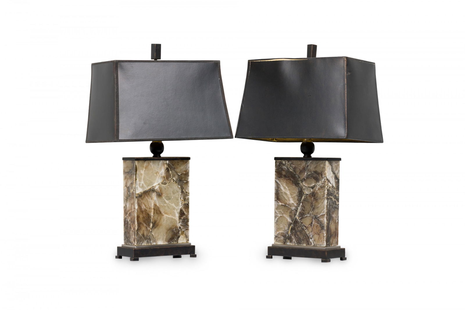 Pair of Mid-Century Onyx Table Lamps (1 of 20)