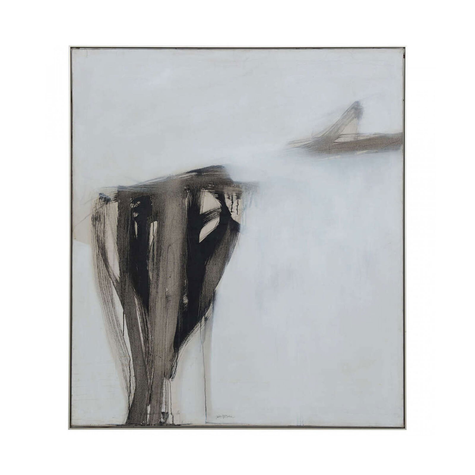 Julio Girona, Mid-Century Cuban Framed Abstract Oil on Canvas (1 of 6)