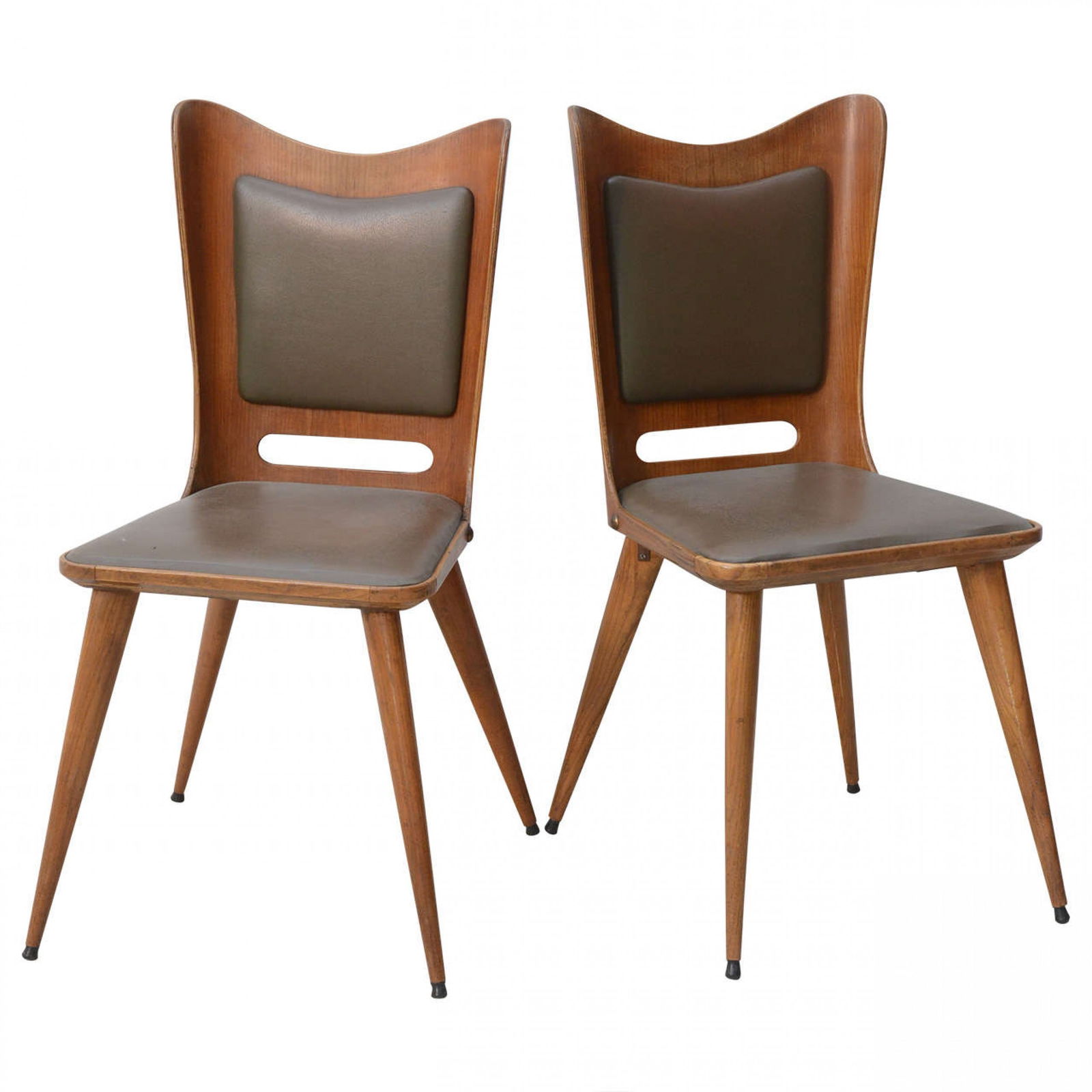 Carlo Ratti, Pair Italian Modern Side Chairs (1 of 8)