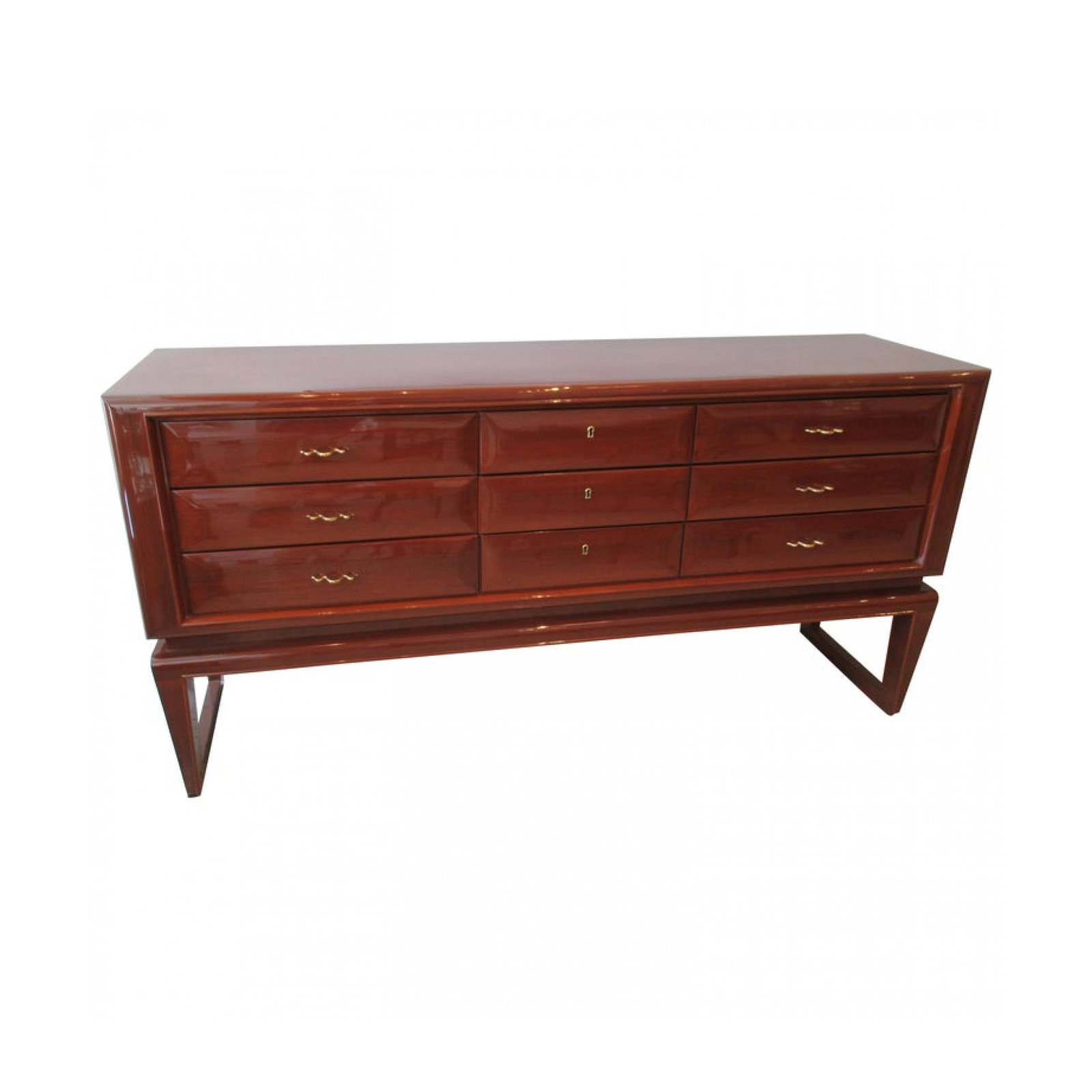 Paolo Buffo Attributed, Italian Modern Mahogany Sideboard (1 of 7)