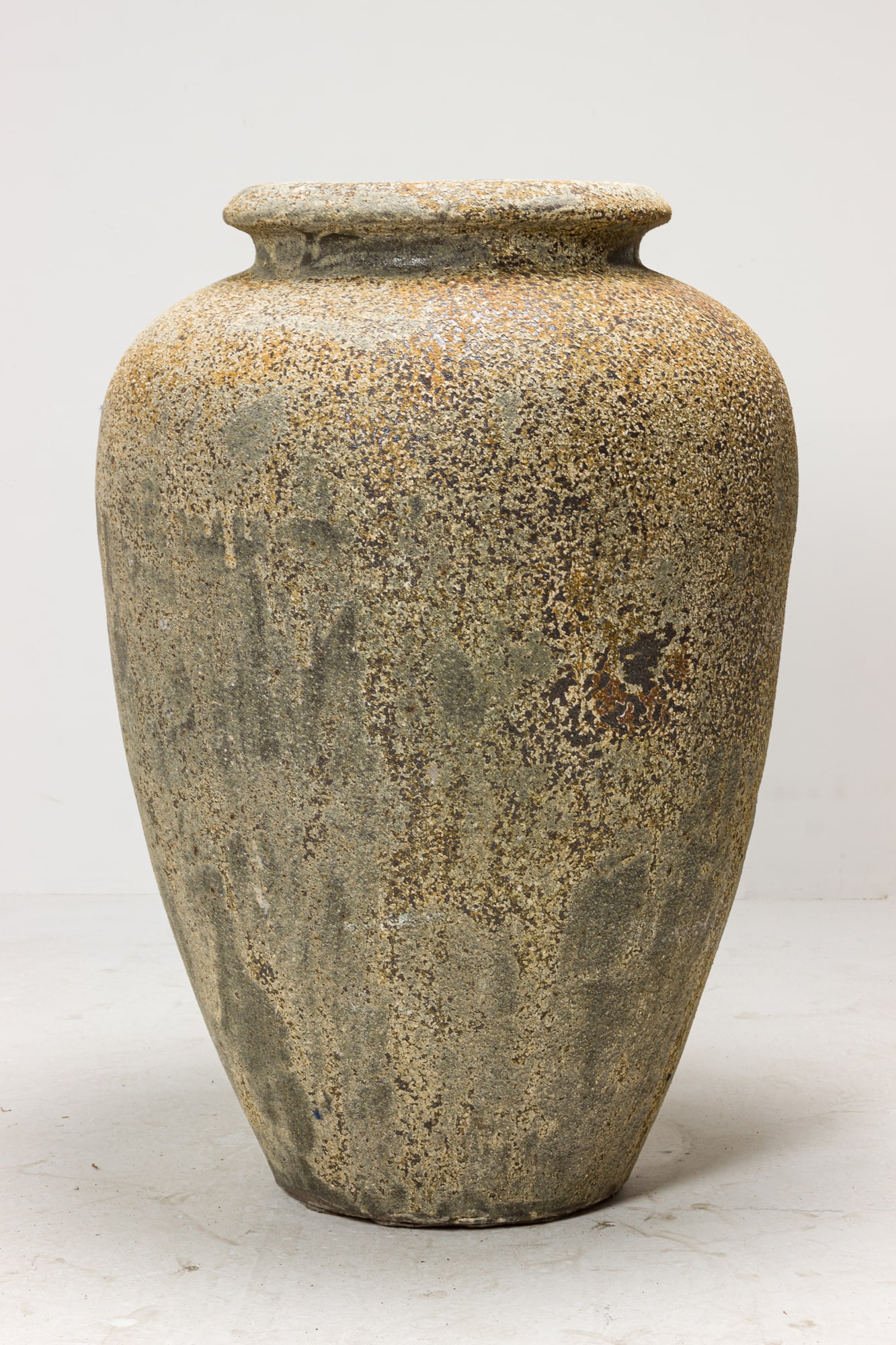 Monumental Cast Iron Outdoor Tapered Urn / Vase (1 of 7)
